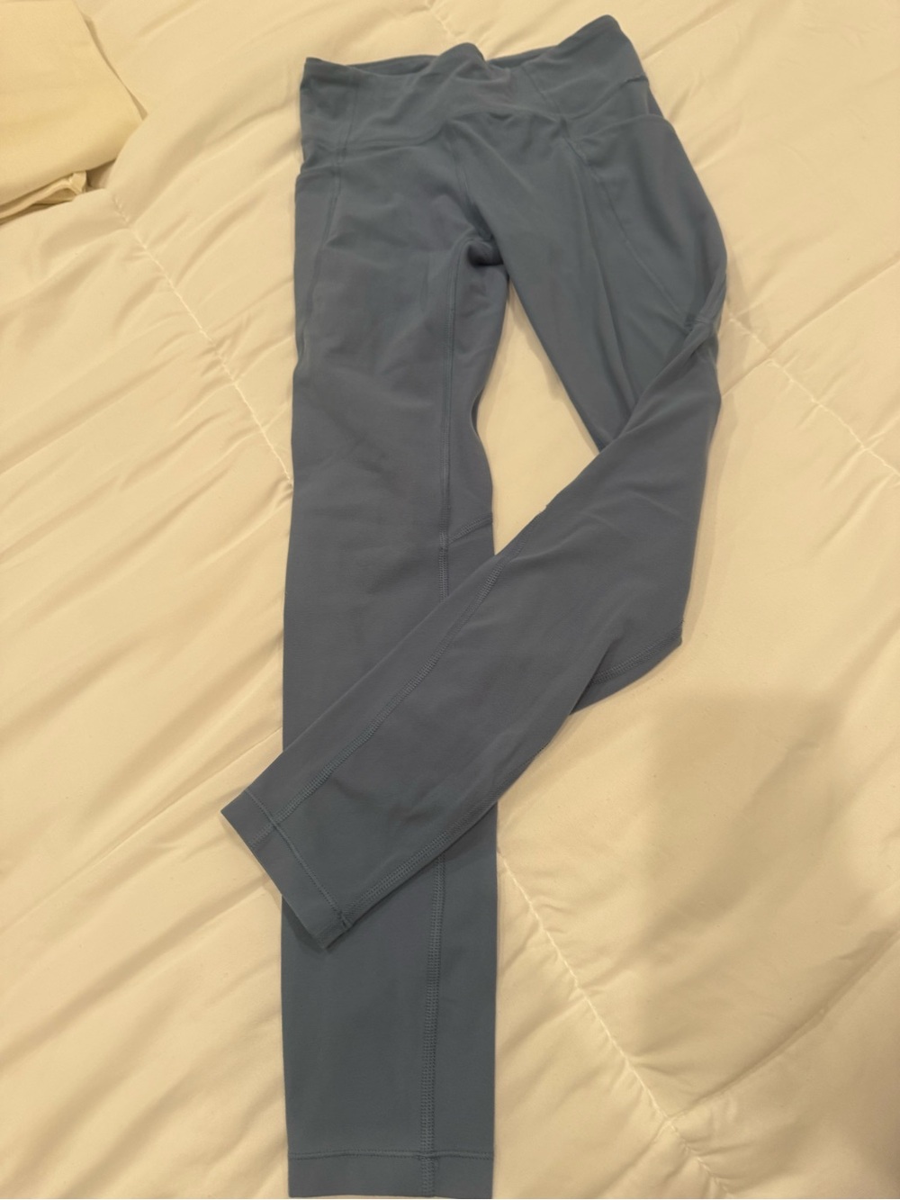 Athleta Girls Blue Gray Leggings